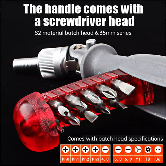 Dad's favorite gadget-49% OFF š„ 11-in-1 Ratchet Screwdriver Set š§