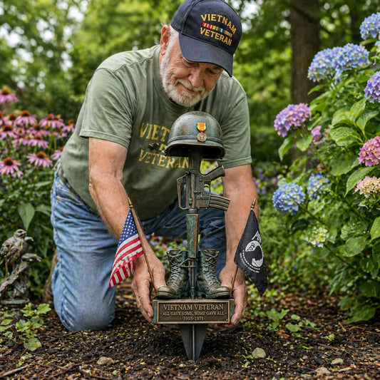 šļøVietnam Veteran Tribute Garden Stake