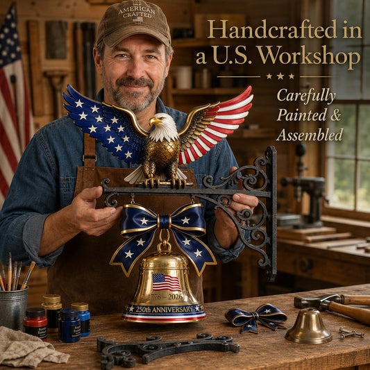 šŗšø Ring in the Semiquincentennial: 1776-2026 "Spirit of Liberty" Eagle Bell