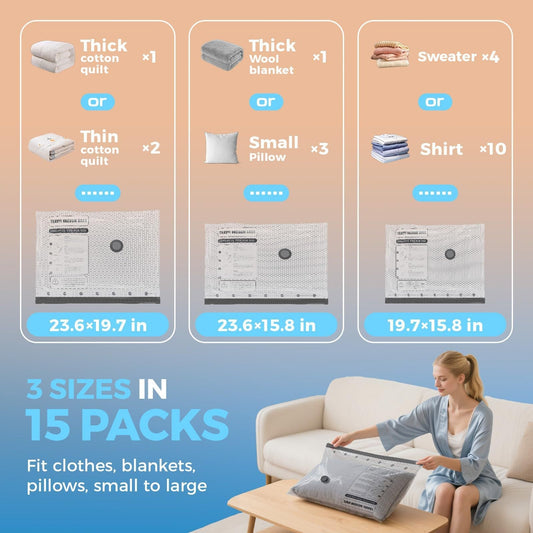 š„Buy 2 Get 60% Offš„Vacuum Storage set For Travel Organize, Home Clothes Storage