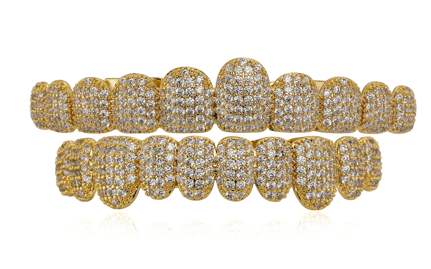 Gold Silver Plated Hip Hop Teeth Grillz