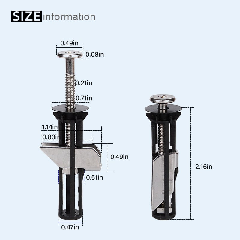 š„NEW YEAR SALE - Heavy Duty Toilet Seat Fastener Bolt kit