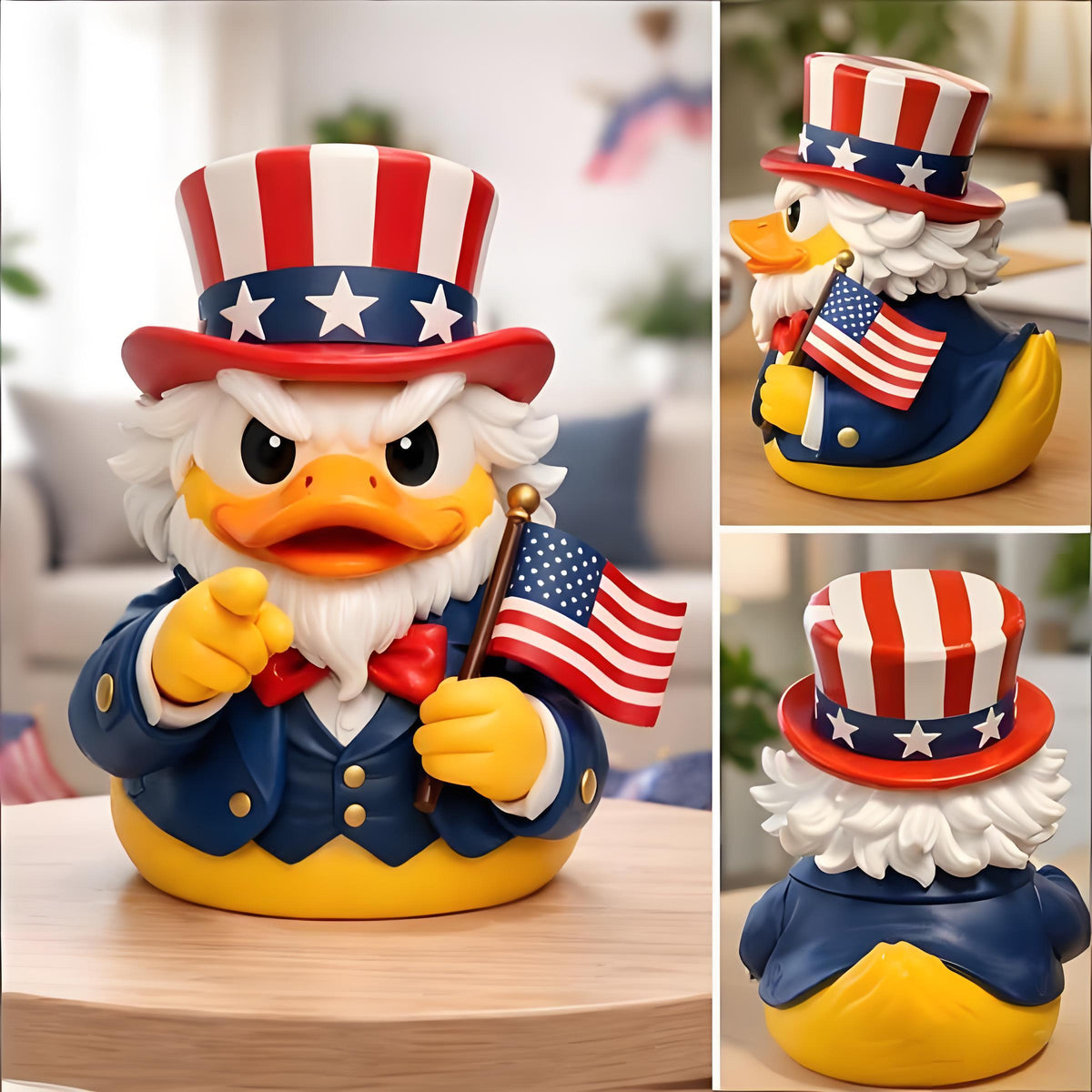 🦅Patriotic Uncle Duck Figurine