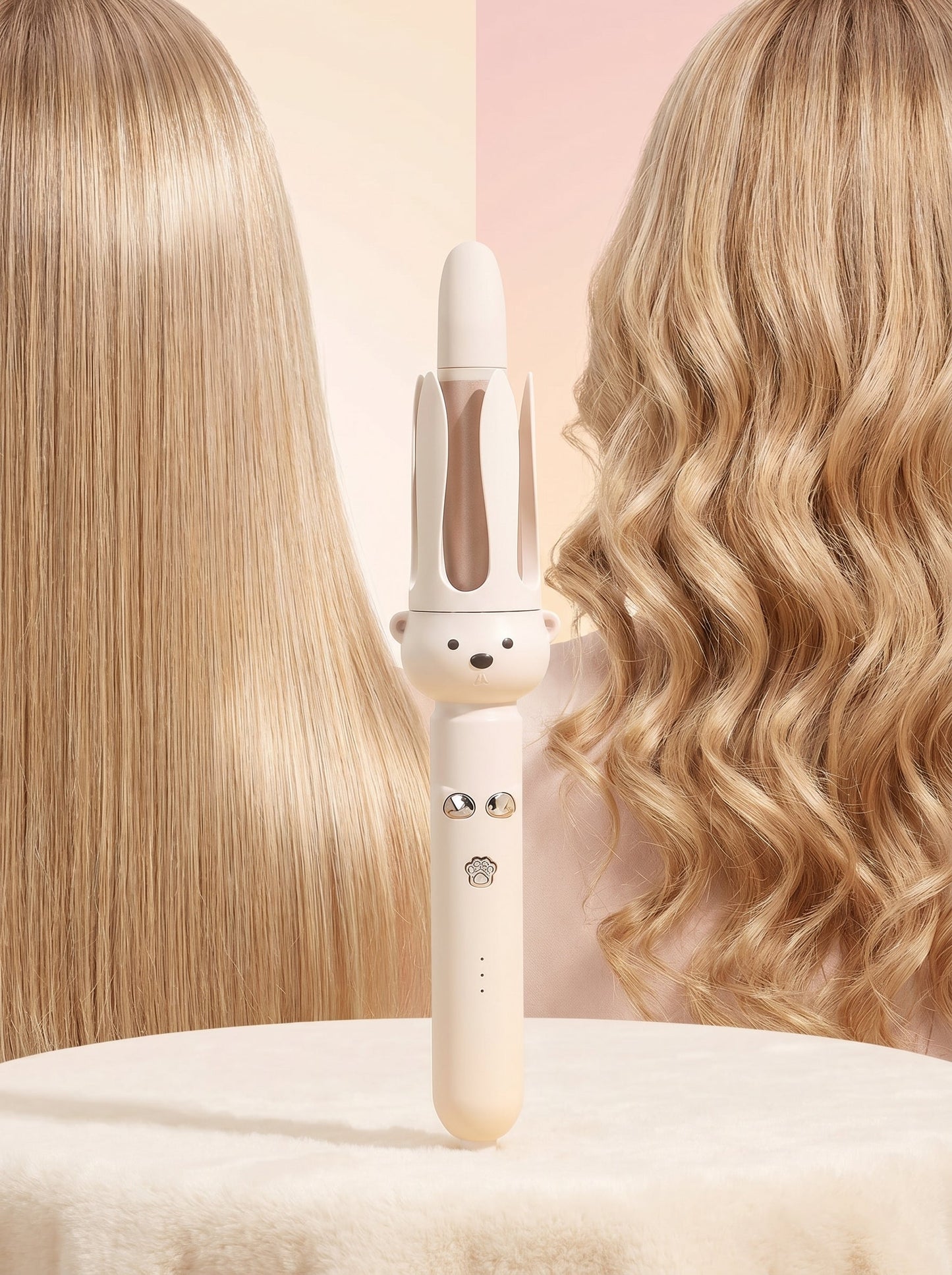 Pretihom Fully Automatic Electric Curling Stick 32Mm Largecurling Tool for Comfortable Hair Care