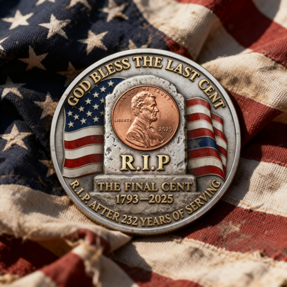 🔥🔥🔥Last 20pcs🔥The Last Cent Commemorative Coin - image 4