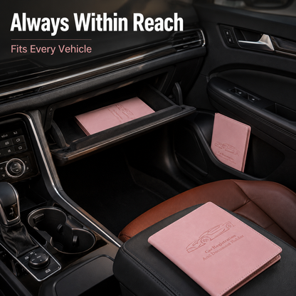 🚗 Car Registration & Insurance Document Holder | Premium PU Leather Organizer - image 6
