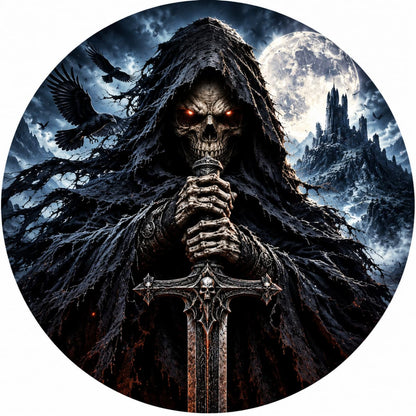 Gothic Fiery Ember Grim Reaper Sword - Jeep, Bronco, RV, Camper & More - image 5