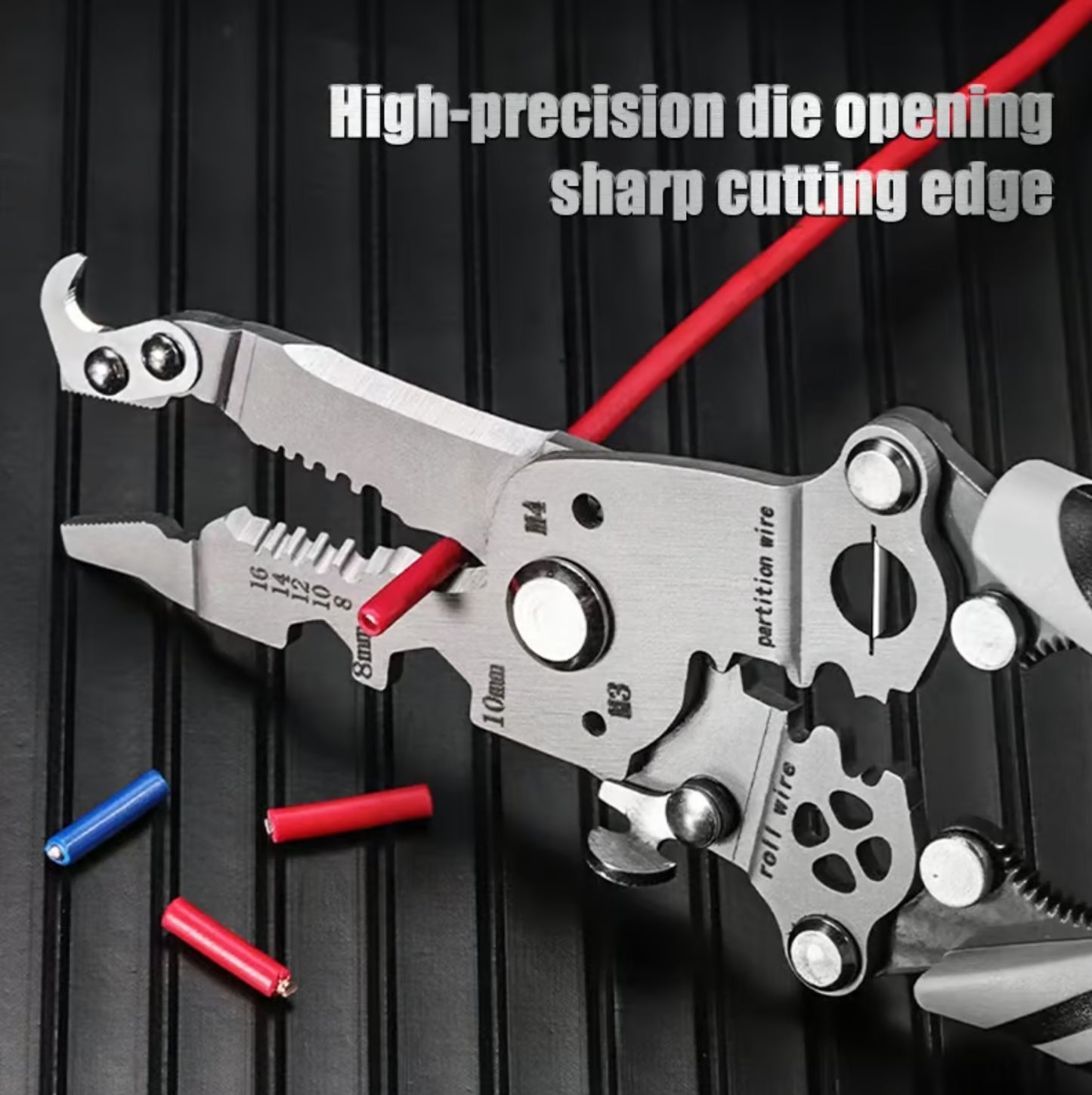 Multifunctional Folding Wire Stripper-Professional Electrician Tool