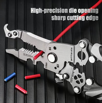 Multifunctional Folding Wire Stripper-Professional Electrician Tool