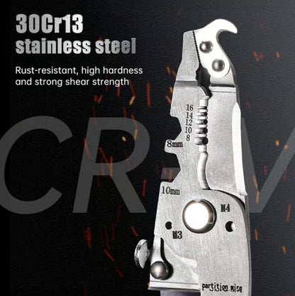 Multifunctional Folding Wire Stripper-Professional Electrician Tool