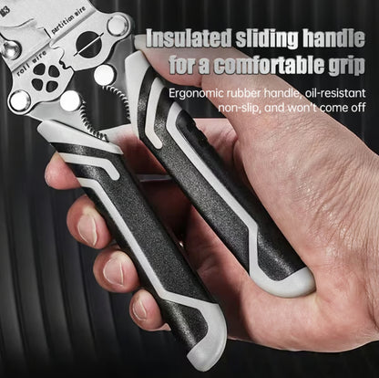 Multifunctional Folding Wire Stripper-Professional Electrician Tool