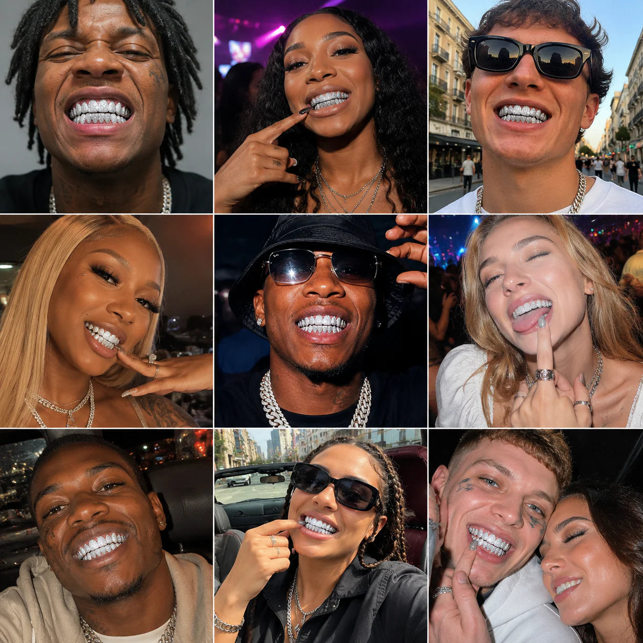 HIP HOP DIAMOND GRILLZ