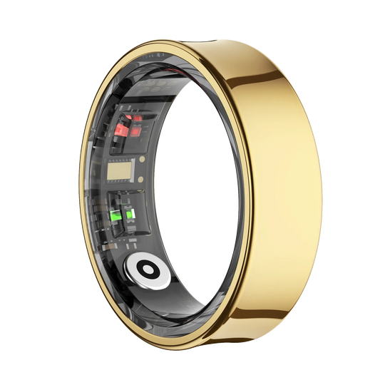 Smart Ring – Wellness Tracker with Heart Rate, Temperature Check, Sleep, Stress & Cycle Reminder for Men & Women | Android & iOS Compatible