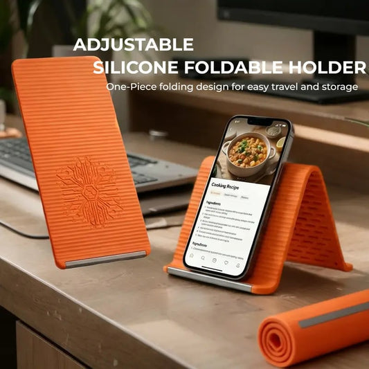🔥2026 Flexible Silicone Aluminum Phone Stand