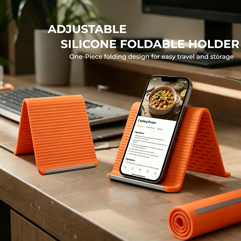 🔄 Fold it, shape it, take it anywhere – the phone stand that travels with you! ✈️