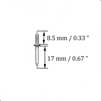 Woyuosn Seamless 2-Sided Nails for Wood