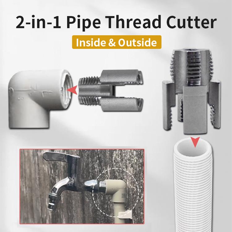 Woyuosn Dual Function Pipe Threader for 1/2″ & 3/4″