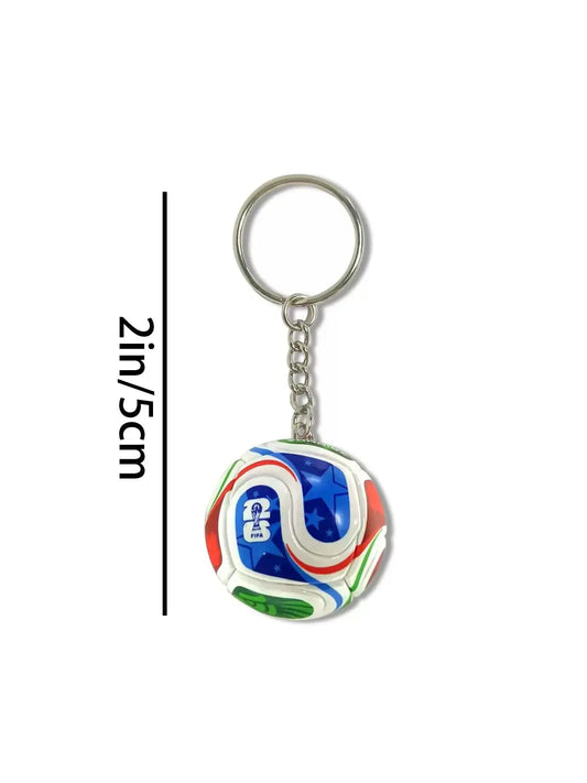 2026 Football Keychain Pendant Usa Canada Mexico World Cup Memorial Celebration Gift
