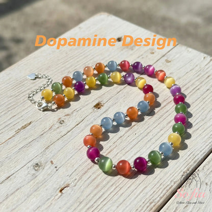 Dopamine Necklace - - UV Reactive Color Changing Jewelry