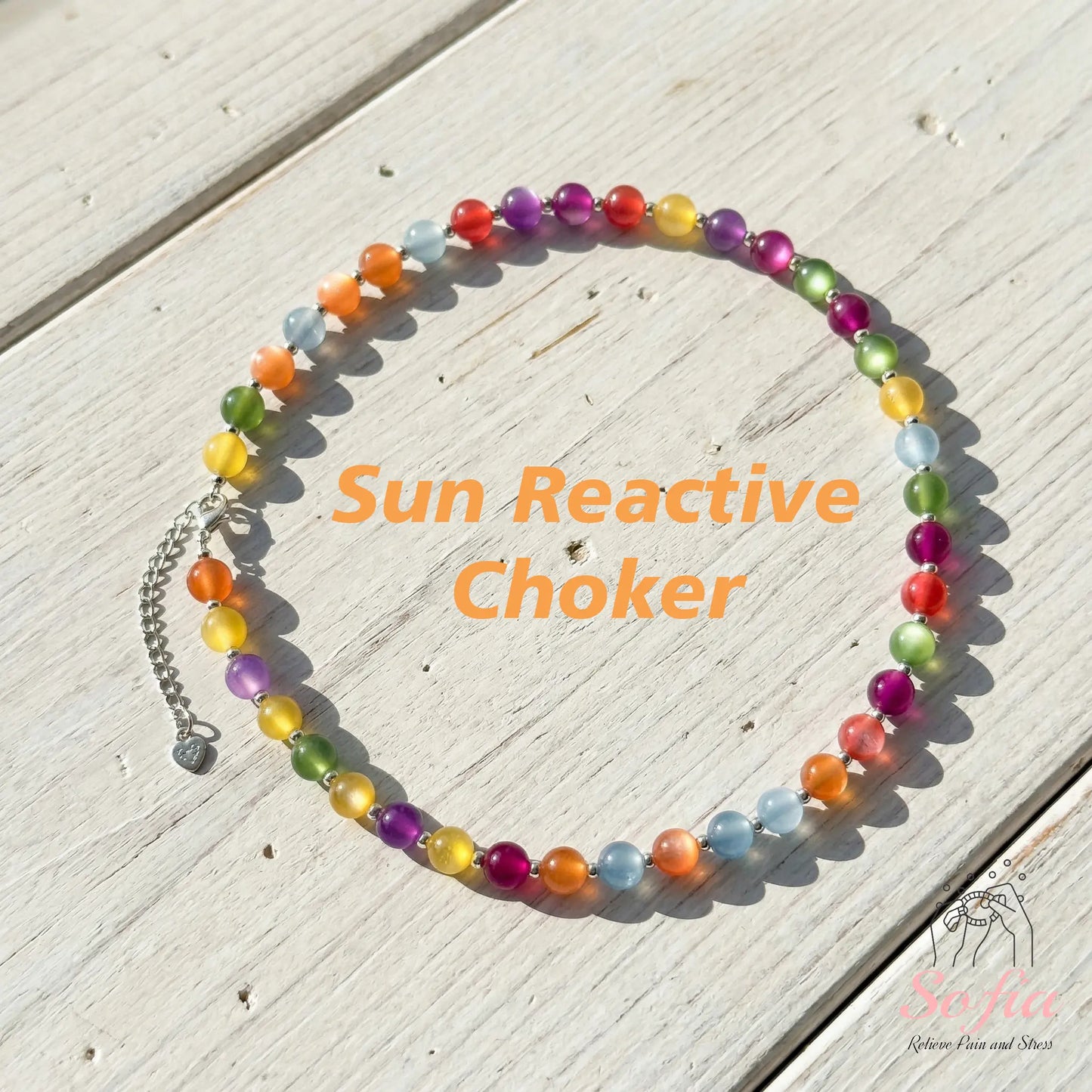 Dopamine Necklace - - UV Reactive Color Changing Jewelry