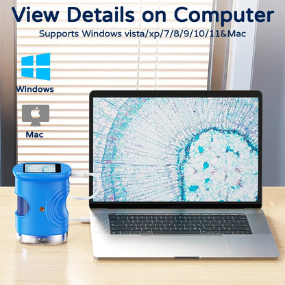 1000X Handheld Microscope for Kids