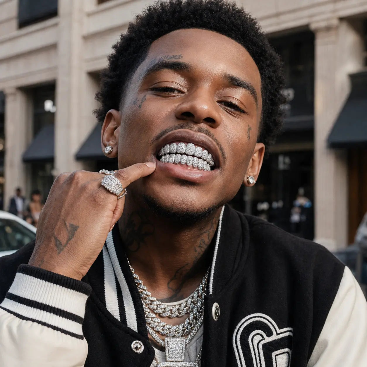 Gold Silver Plated Hip Hop Teeth Grillz