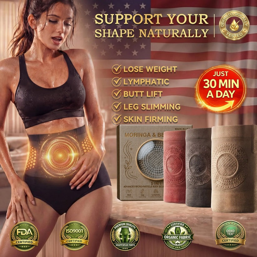 2026 Moringa & Berberine 4-in-1 Micro-Particle Shaping & Fat Burning Shorts - image 1
