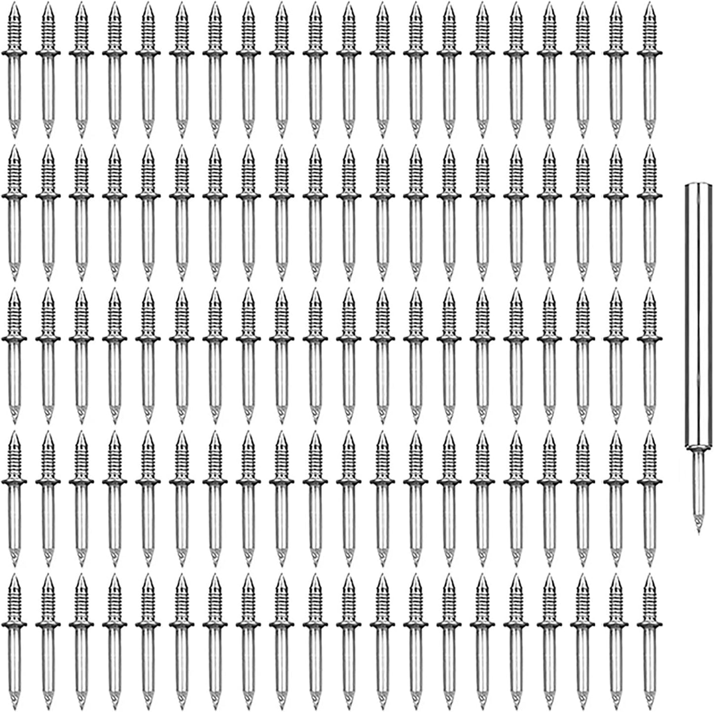 Woyuosn Seamless 2-Sided Nails for Wood