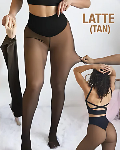 🏆#1 Bestselling🏆Magic Viral One-Seam Shaping Fleece Leggings Pantyhose