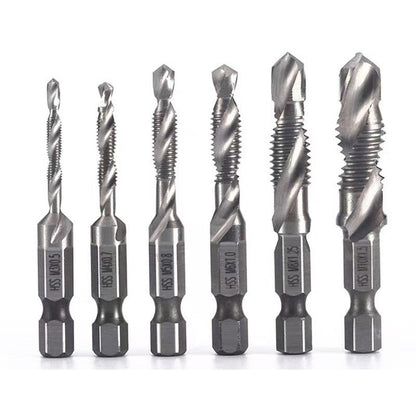 TapForge 3-in-1 Titanium Drill Tap Bit Set
