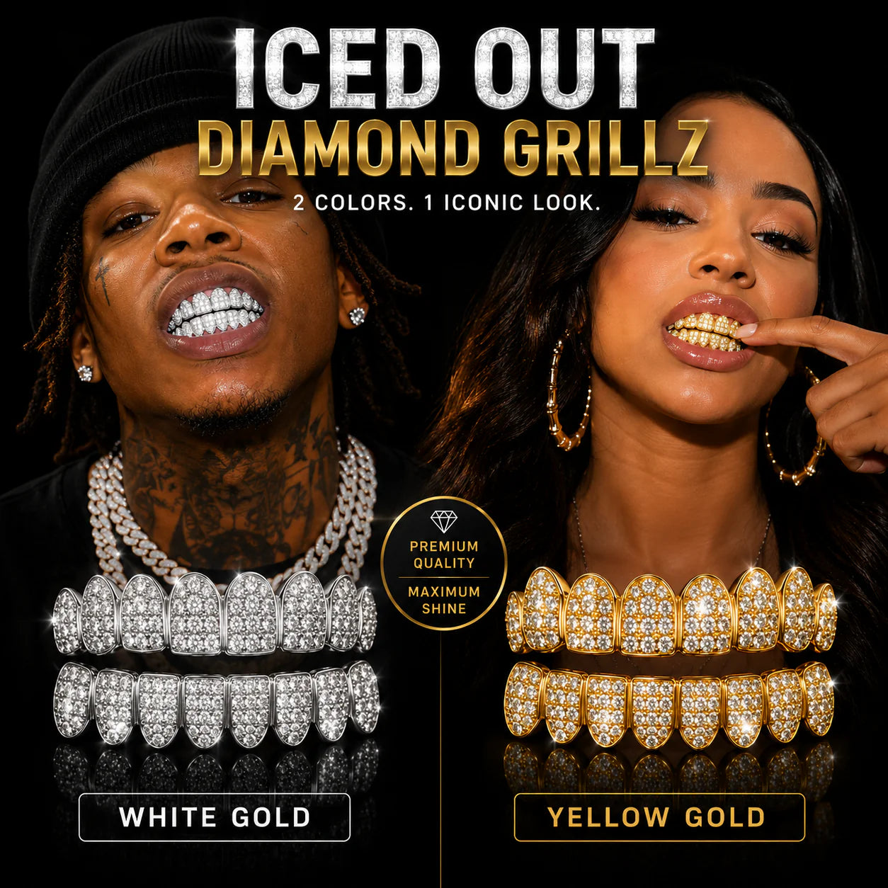 HIP HOP DIAMOND GRILLZ
