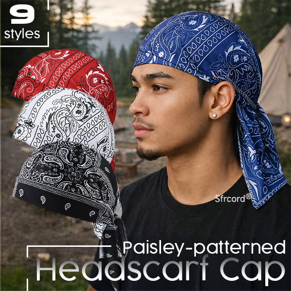 🔥Half Price Now🔥Outdoor Paisley Cooling Headscarf Cap - image 5