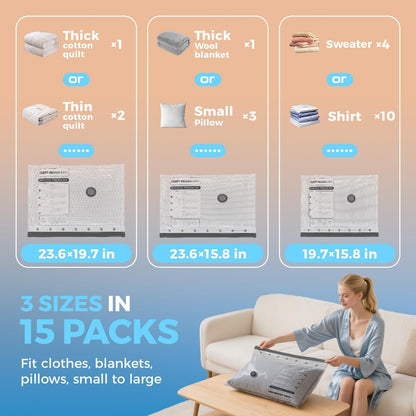 🔥Buy 2 Get 60% Off🔥Vacuum Storage set For Travel Organize, Home Clothes Storage