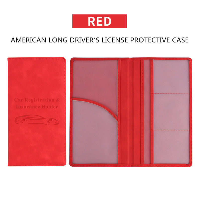 🚗 Car Registration & Insurance Document Holder | Premium PU Leather Organizer - image 14