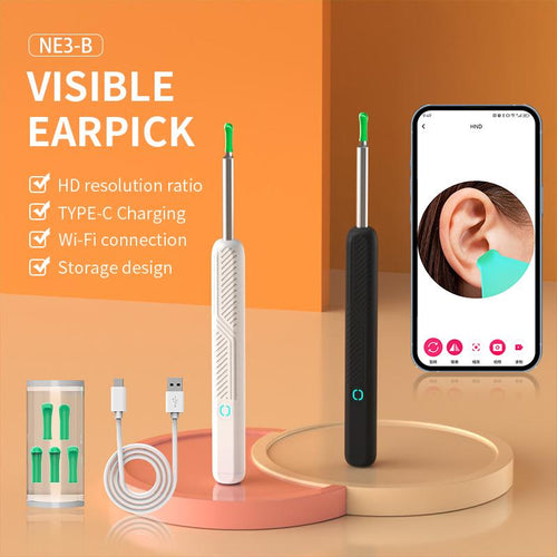 Eptchn 1080P Wireless Otoscope Ear Wax Removal Camera