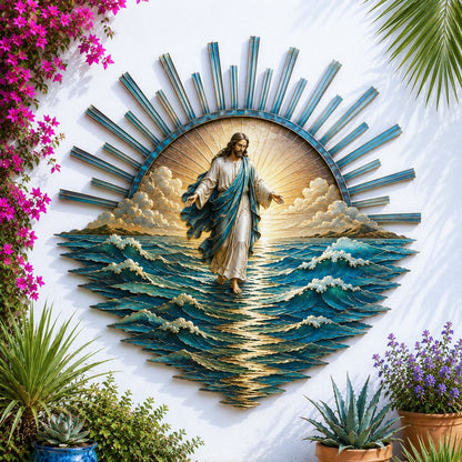 🎉🇺🇸 Limited Edition! 🔥 Only 100 sets available! ✝️ Jesus Metal Wall Art - image 4