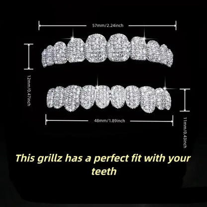 Gold Silver Plated Hip Hop Teeth Grillz