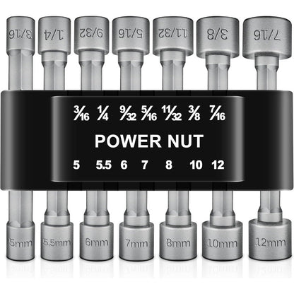 14 Pcs Nut Driver Bit Set