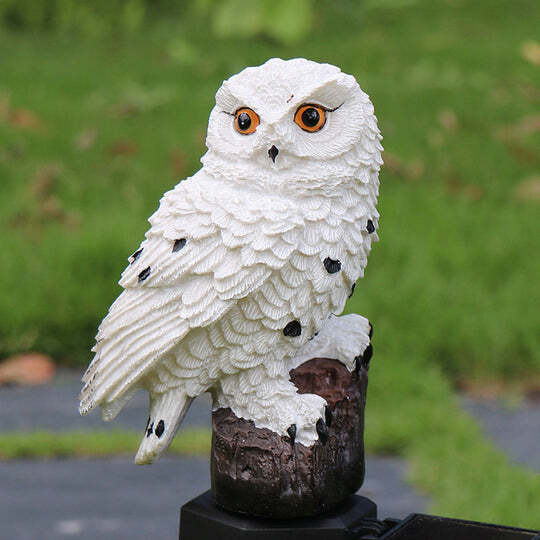 OwlGlow Solar-Powered Garden Decor