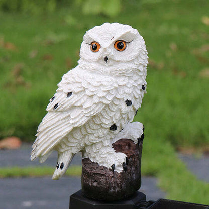 OwlGlow Solar-Powered Garden Decor