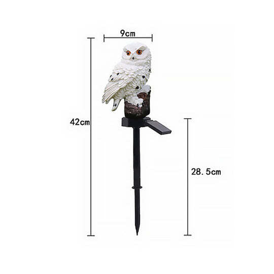 OwlGlow Solar-Powered Garden Decor
