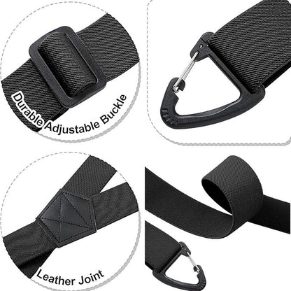 Secure Carabiner Hook Suspenders