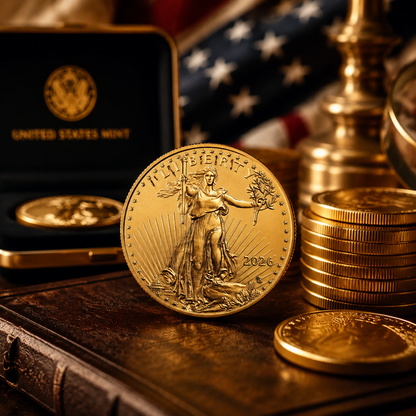 LIMITED EDITION🔥🔥🔥 2026 American 40th Anniversary Gold Eagle Coin