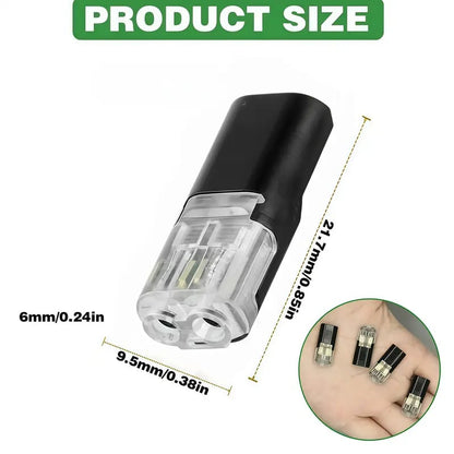 ✨Last Day 49% OFF-🔥Double-Wire Plug-in Connector Led Light Strip Connectors 2 Pin