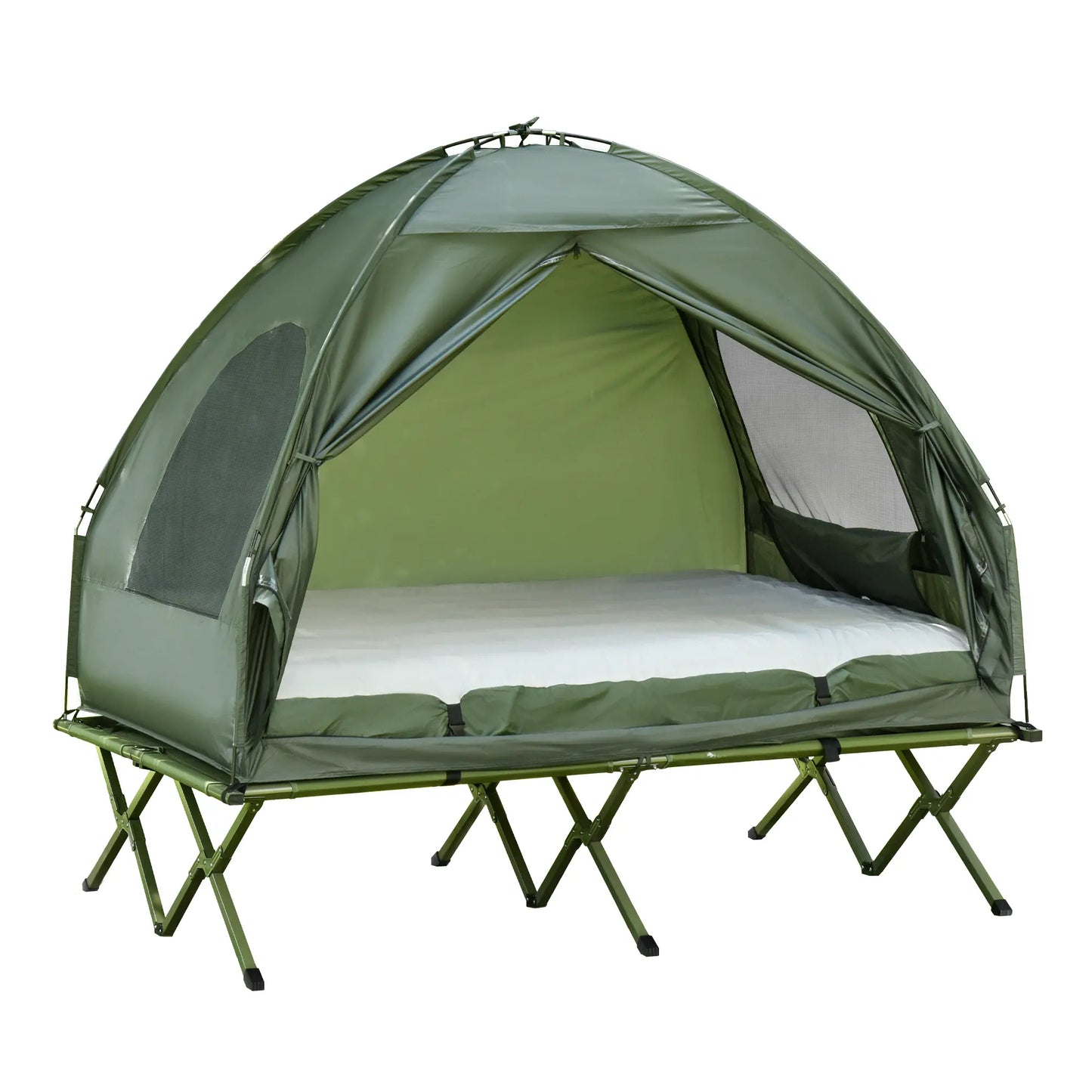 1/2 Person Foldable Off-Ground Backyard Camping Tent – Safe Family Fun for Kids