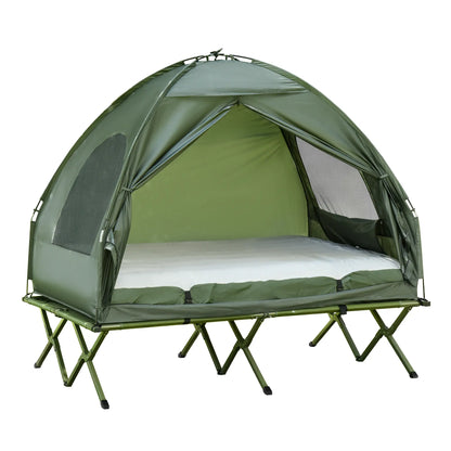 1/2 Person Foldable Off-Ground Backyard Camping Tent – Safe Family Fun for Kids