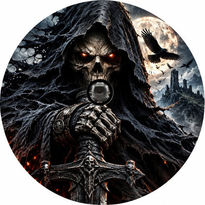 Gothic Fiery Ember Grim Reaper Sword - Jeep, Bronco, RV, Camper & More - image 4