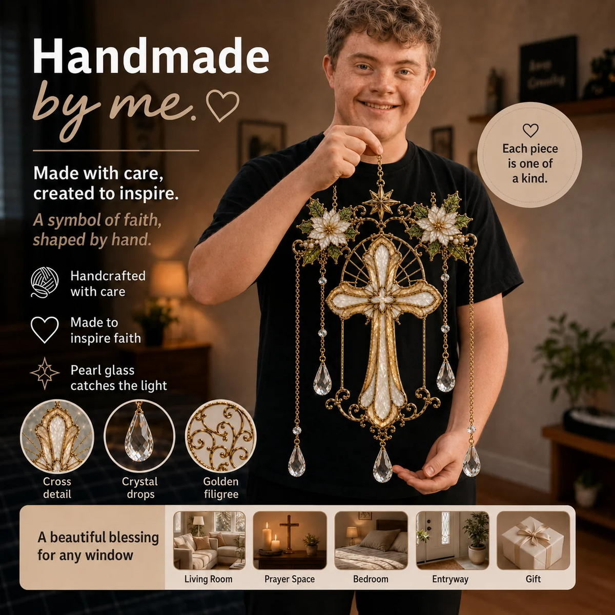 🎉🇺🇸 Limited Edition!🔥🔥 Stained Glass Blessing Collection - image 8