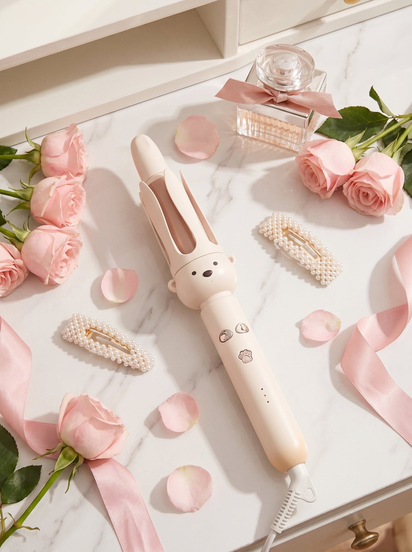 Pretihom Fully Automatic Electric Curling Stick 32Mm Largecurling Tool for Comfortable Hair Care