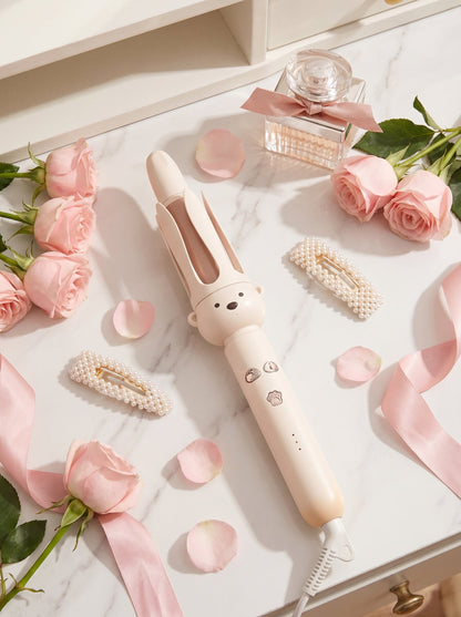 Pretihom Fully Automatic Electric Curling Stick 32Mm Largecurling Tool for Comfortable Hair Care
